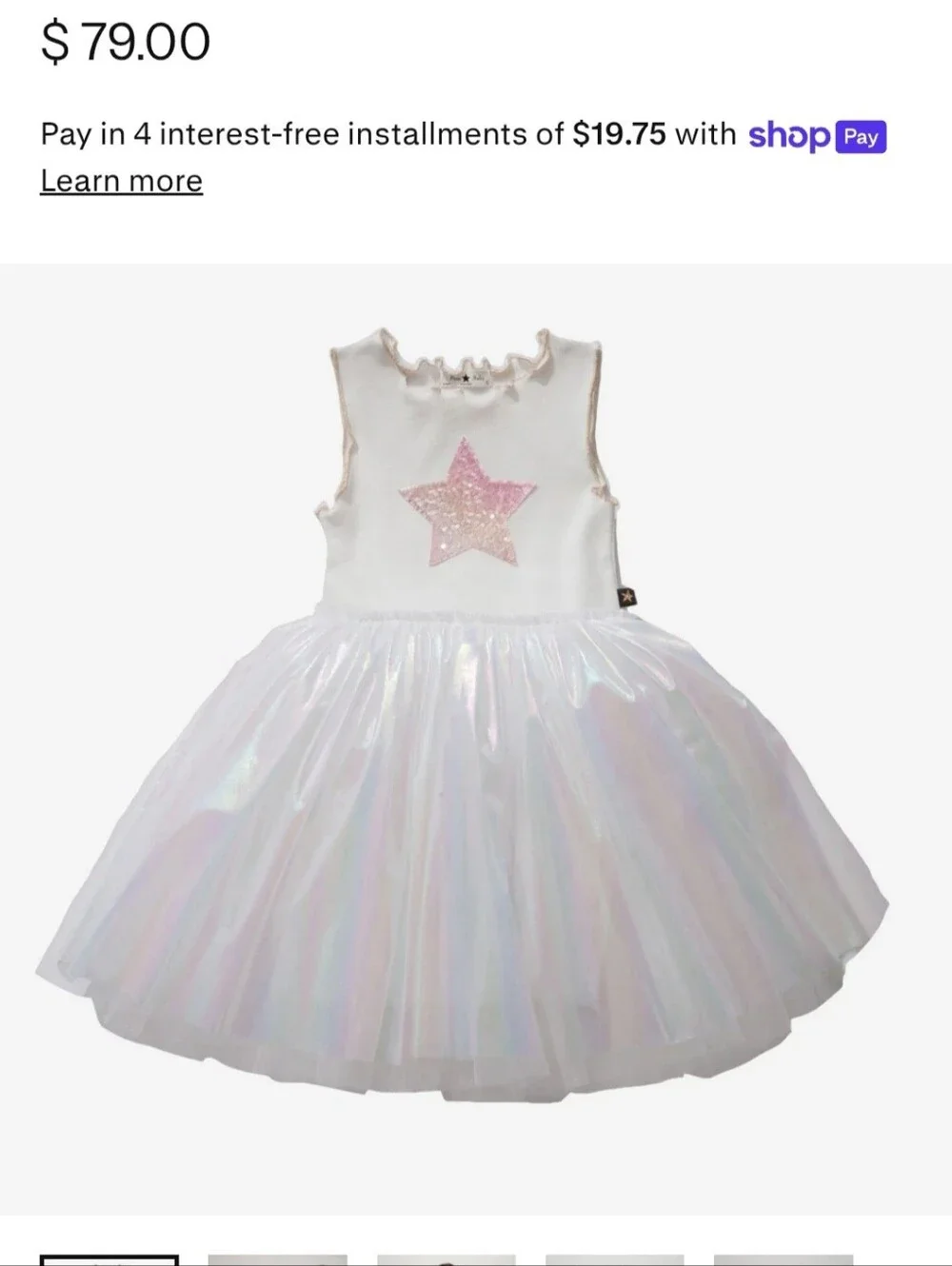 Petite HAILEY DRESS size 8yr New With Tags